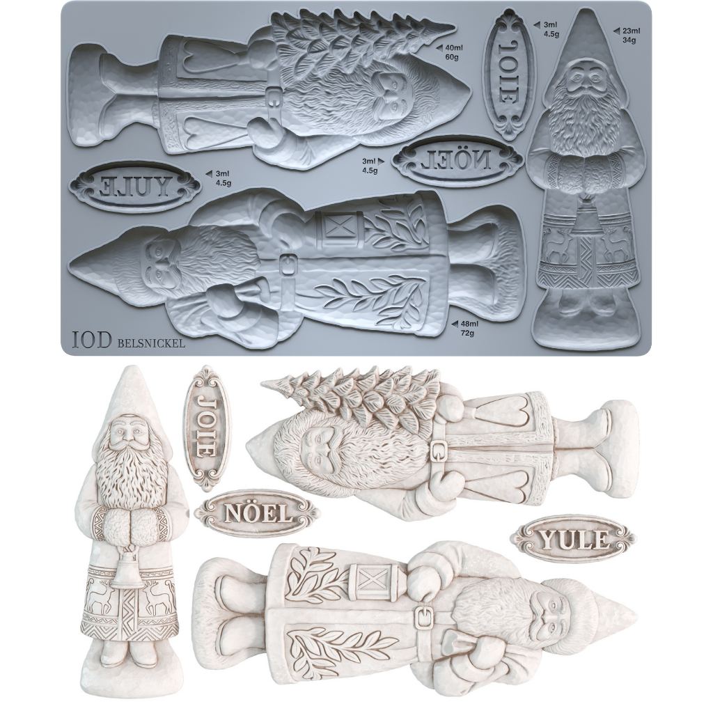Belsnickel IOD Mould 6x10