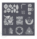 Christmas Ornaments – 12 x 12 Amy Howard Home mesh stencil