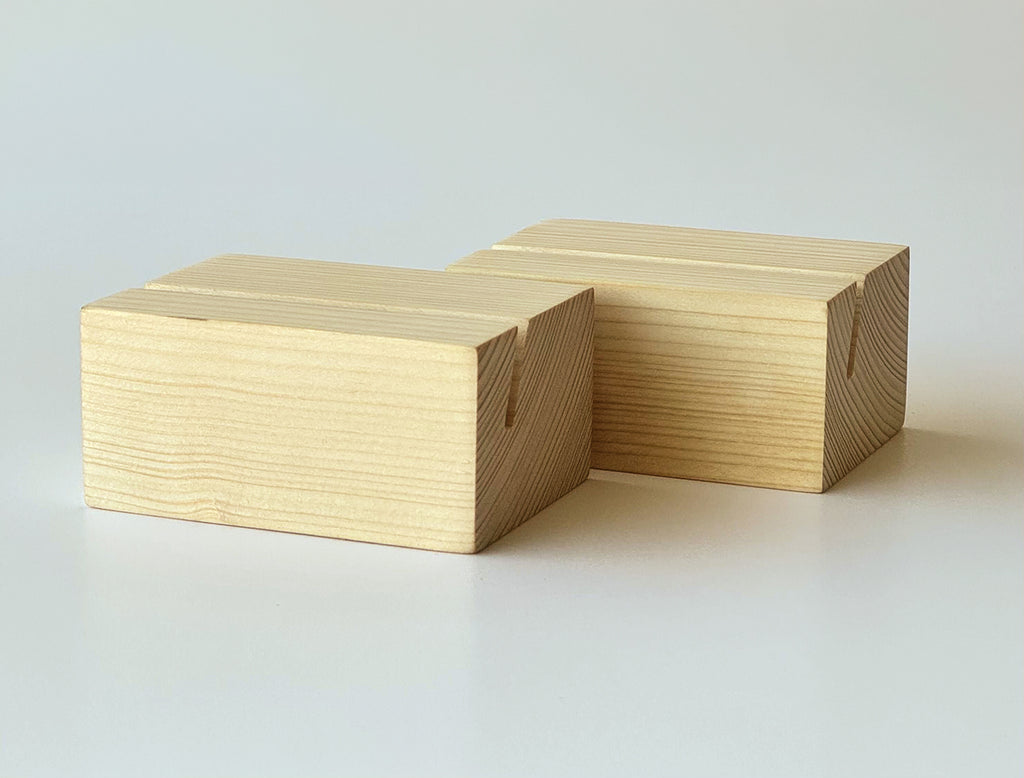 Wood Block Stands - 2"x4"x3"