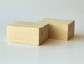 Wood Block Stands - 2"x4"x3"