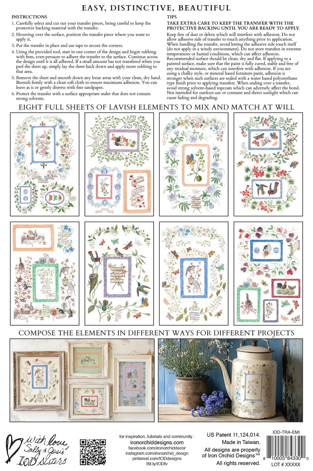 Emily Clare IOD Transfer Instruction Sheet