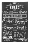Family Rules – 12 x 18 Amy Howard Home mesh stencil