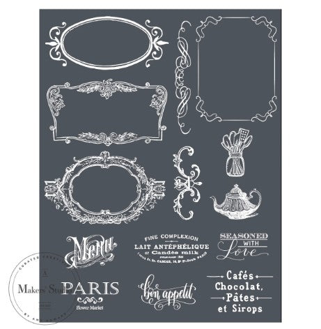 Frames & Phrases – 8.5 x 11 Amy Howard Home mesh stencil