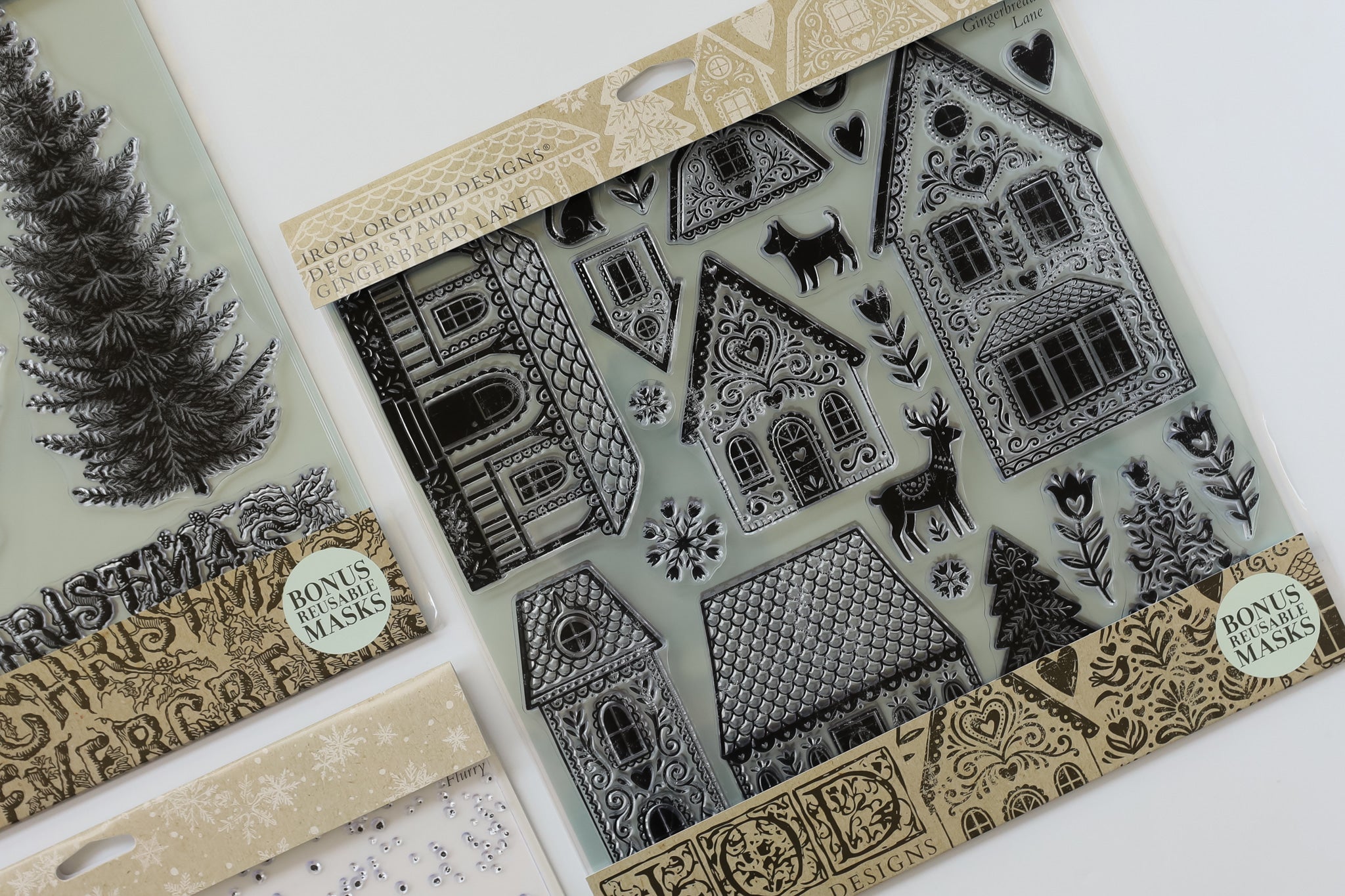 Gingerbread Lane IOD Decor Stamp 12x12