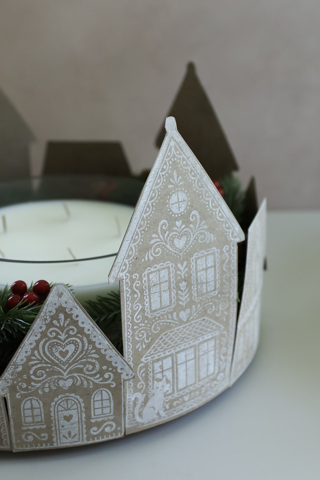 Gingerbread Lane IOD Decor Stamp 12x12