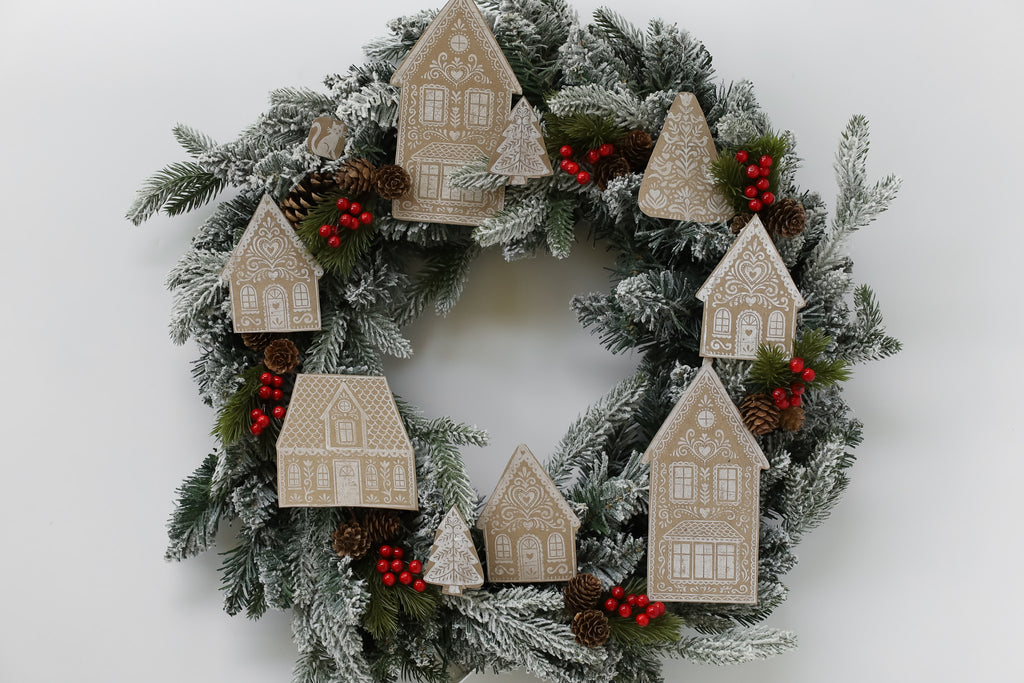 Gingerbread Lane IOD Decor Stamp 12x12