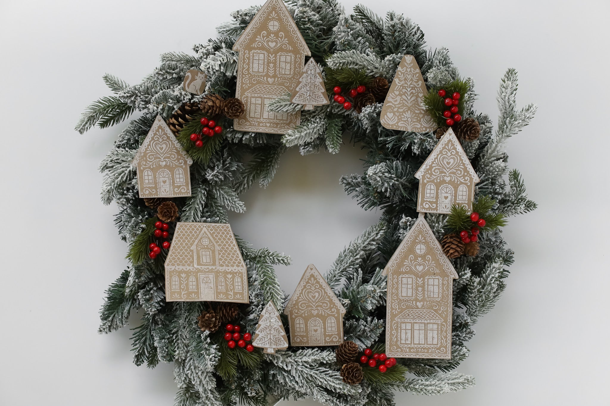 Gingerbread Lane IOD Decor Stamp 12x12