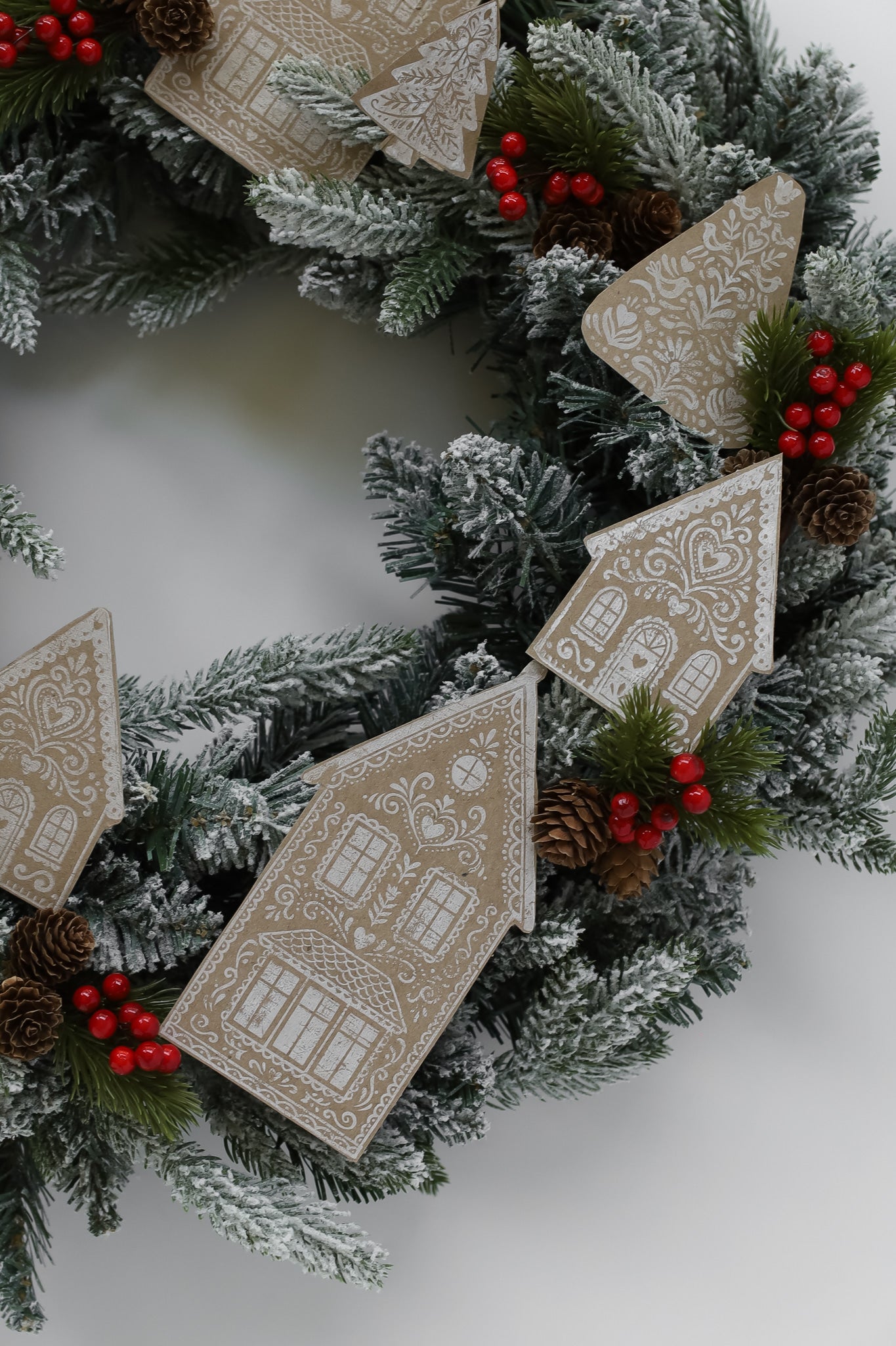 Gingerbread Lane IOD Decor Stamp 12x12