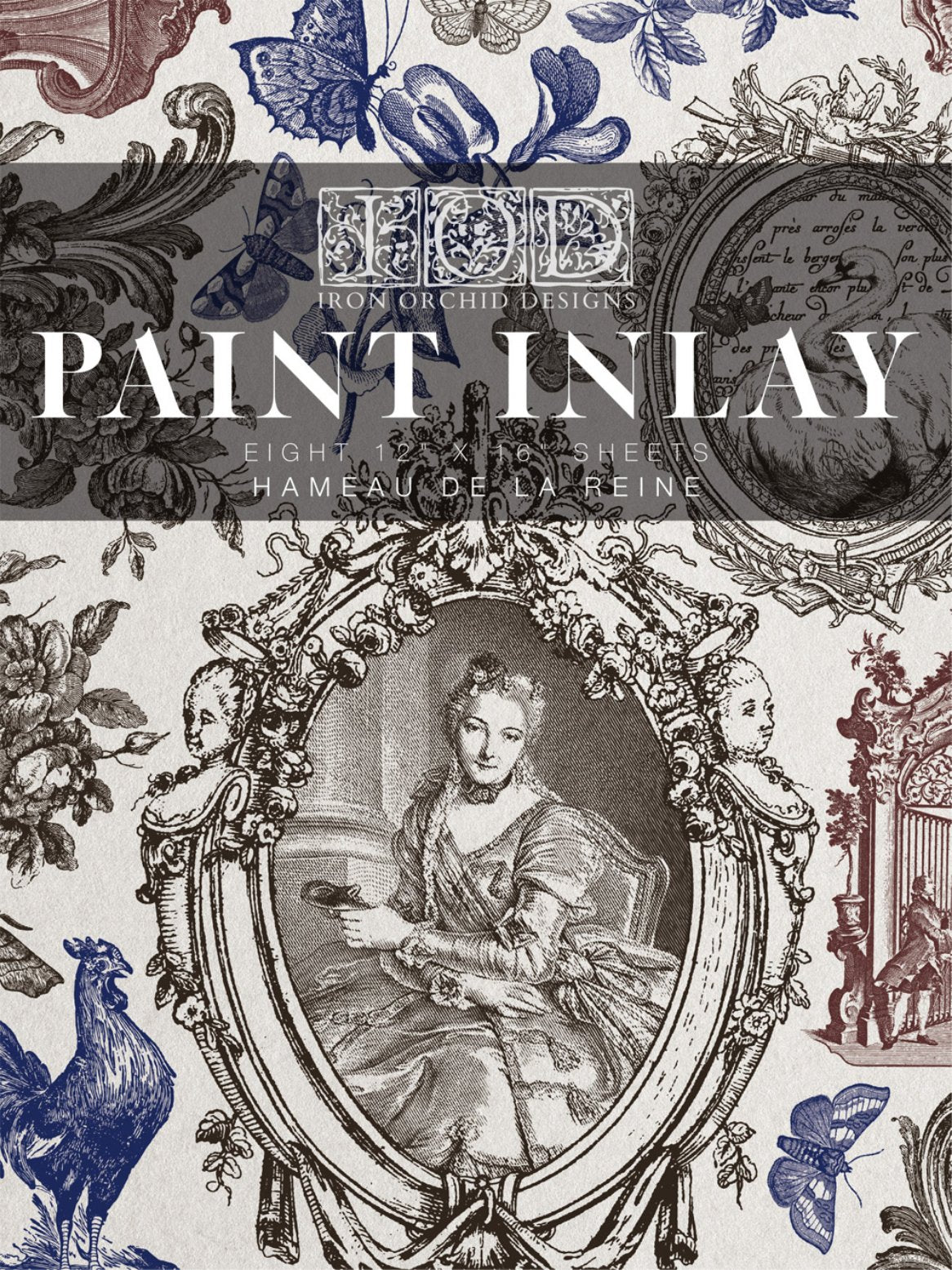 Hameau De La Reine Paint Inlay – IOD Inlay sheet