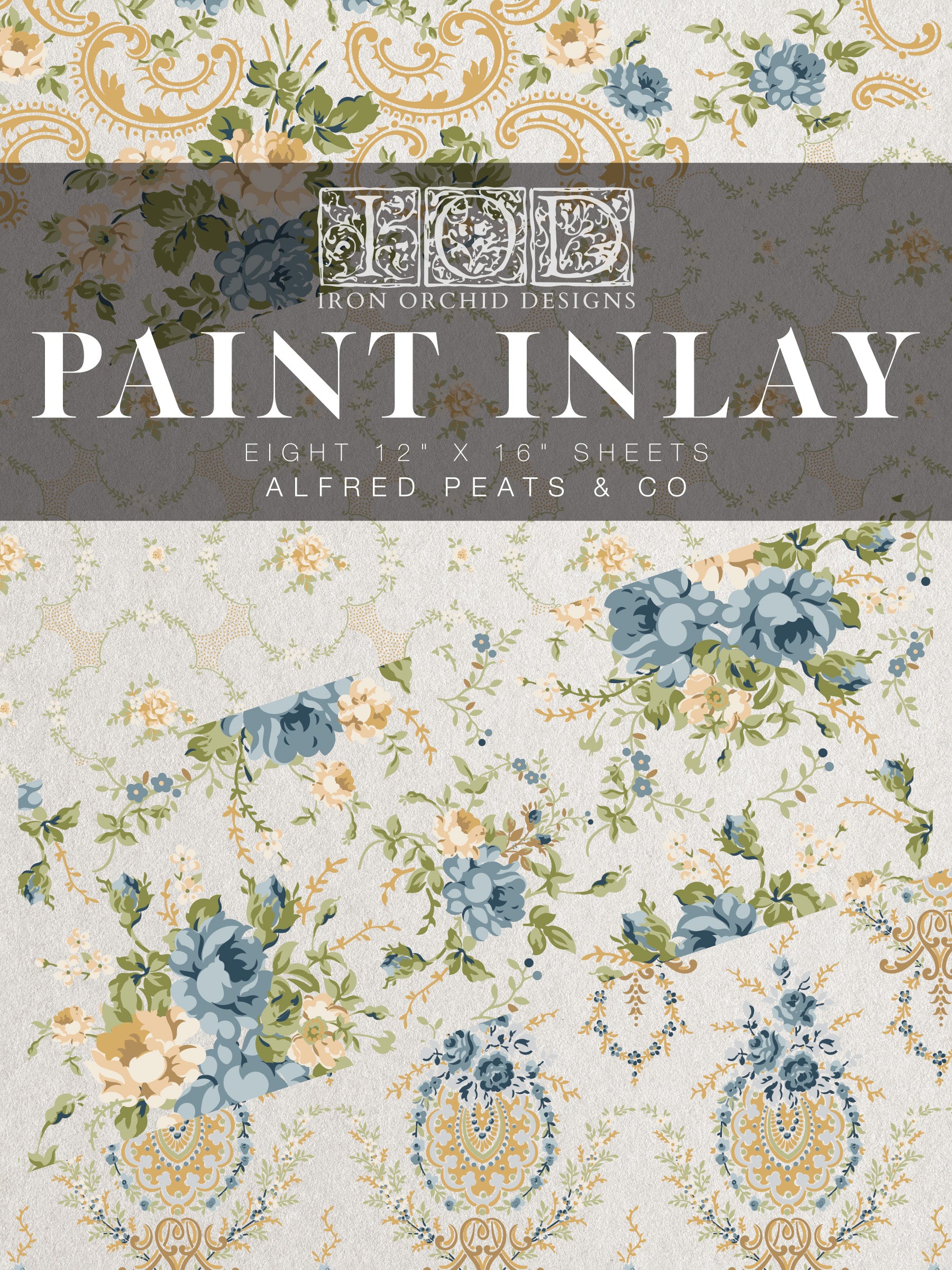 Alfred Peats & Co IOD Paint Inlay 12x16 Pad