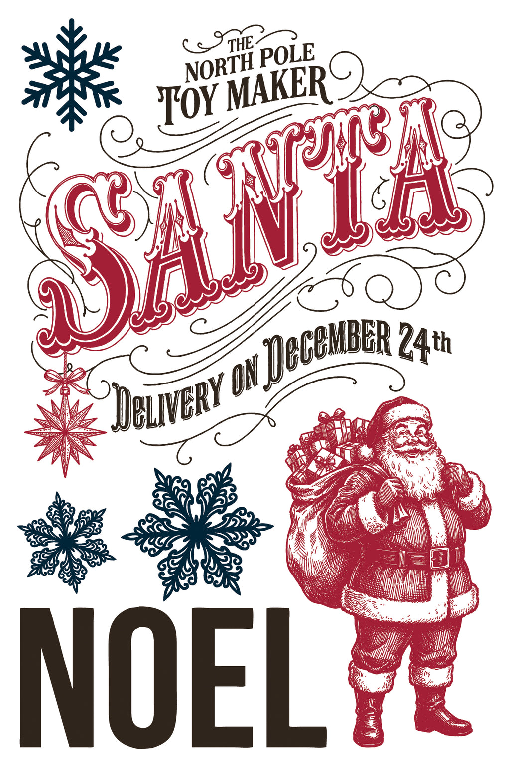 The North Pole Co. IOD Paint Inlay 8x12