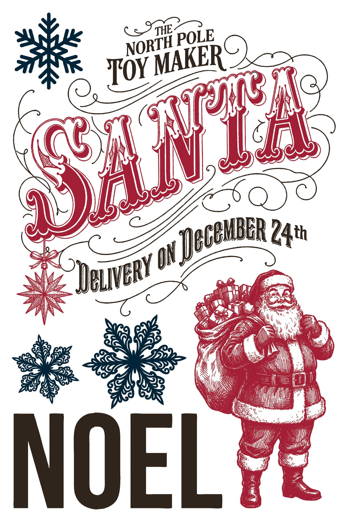 The North Pole Co. IOD Paint Inlay 8x12