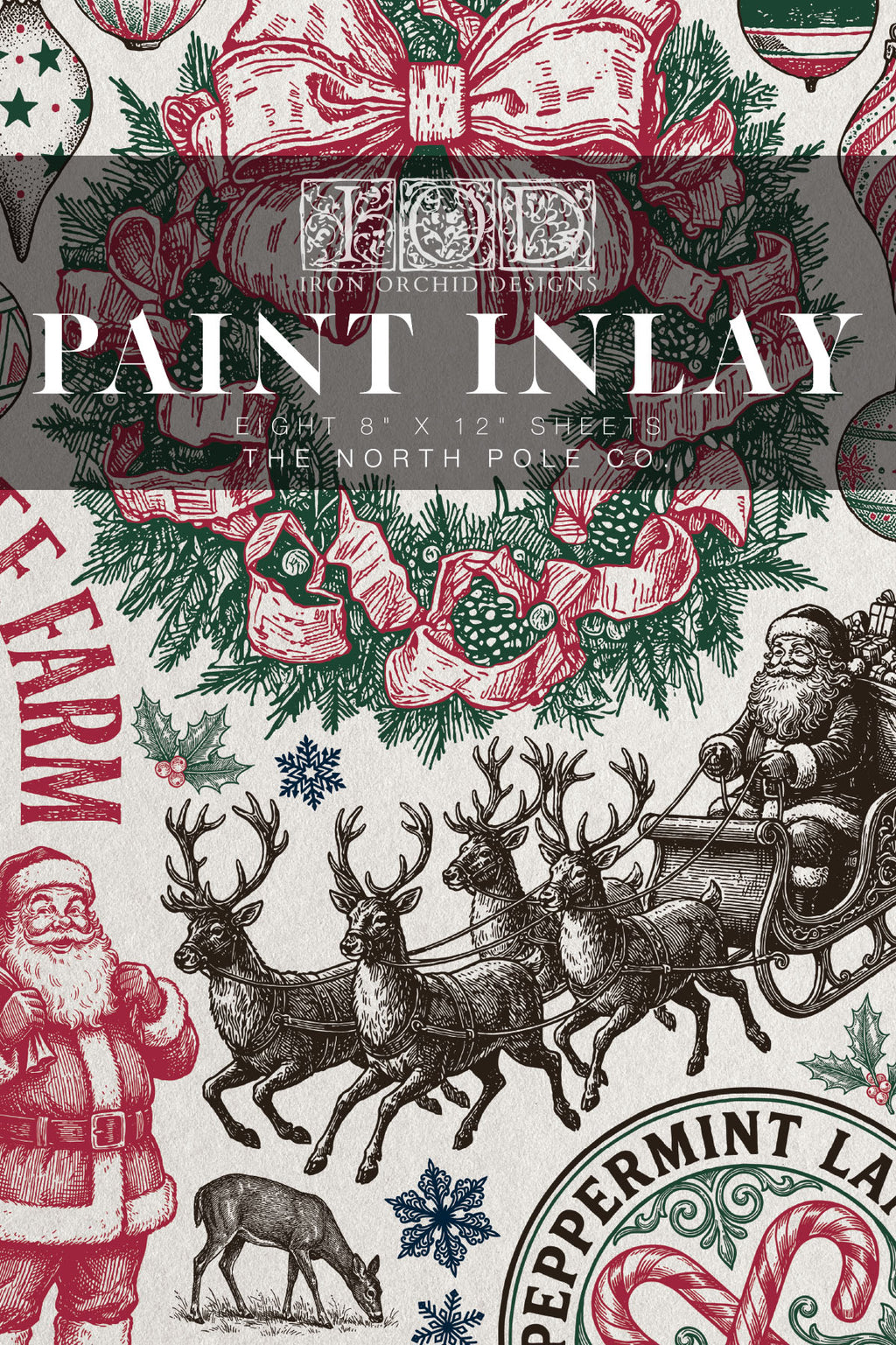 The North Pole Co. IOD Paint Inlay 8x12