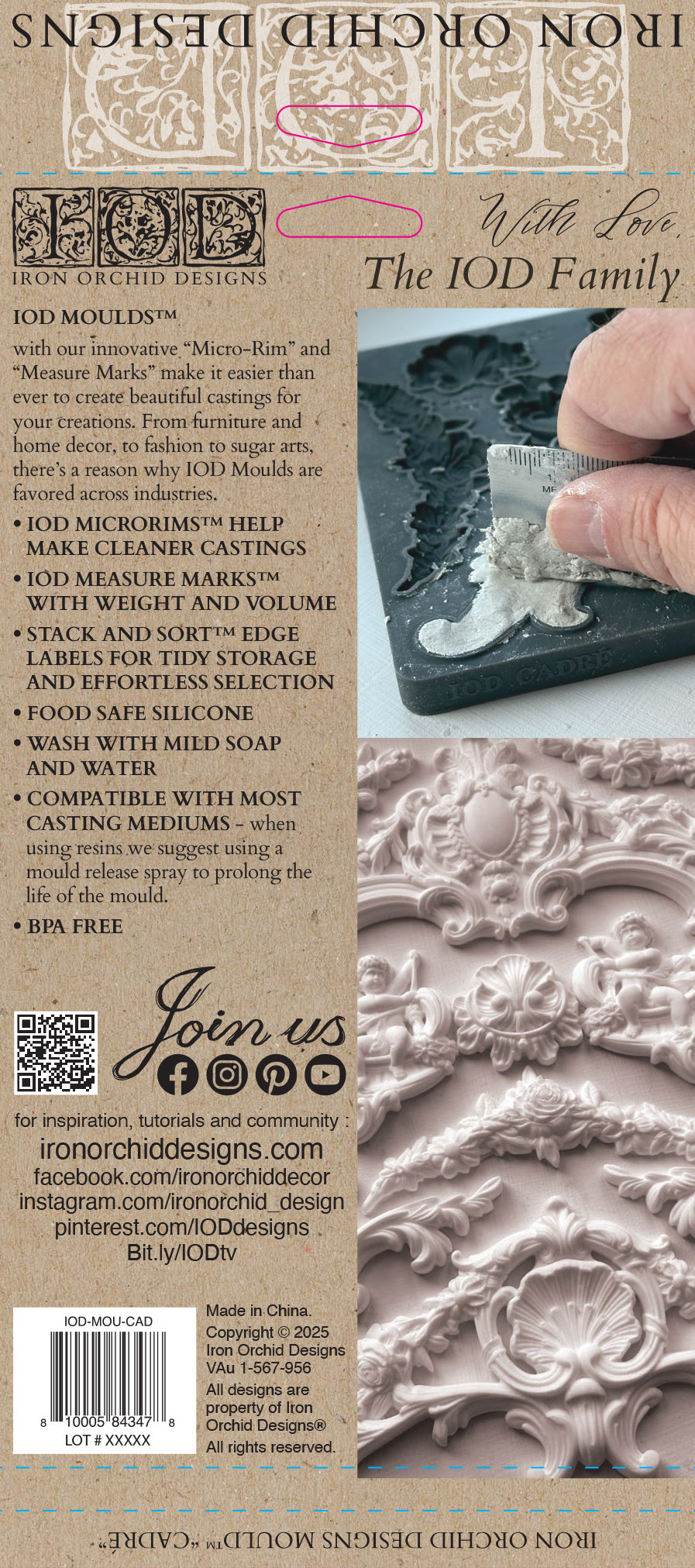 Cadré IOD Mould 6x10