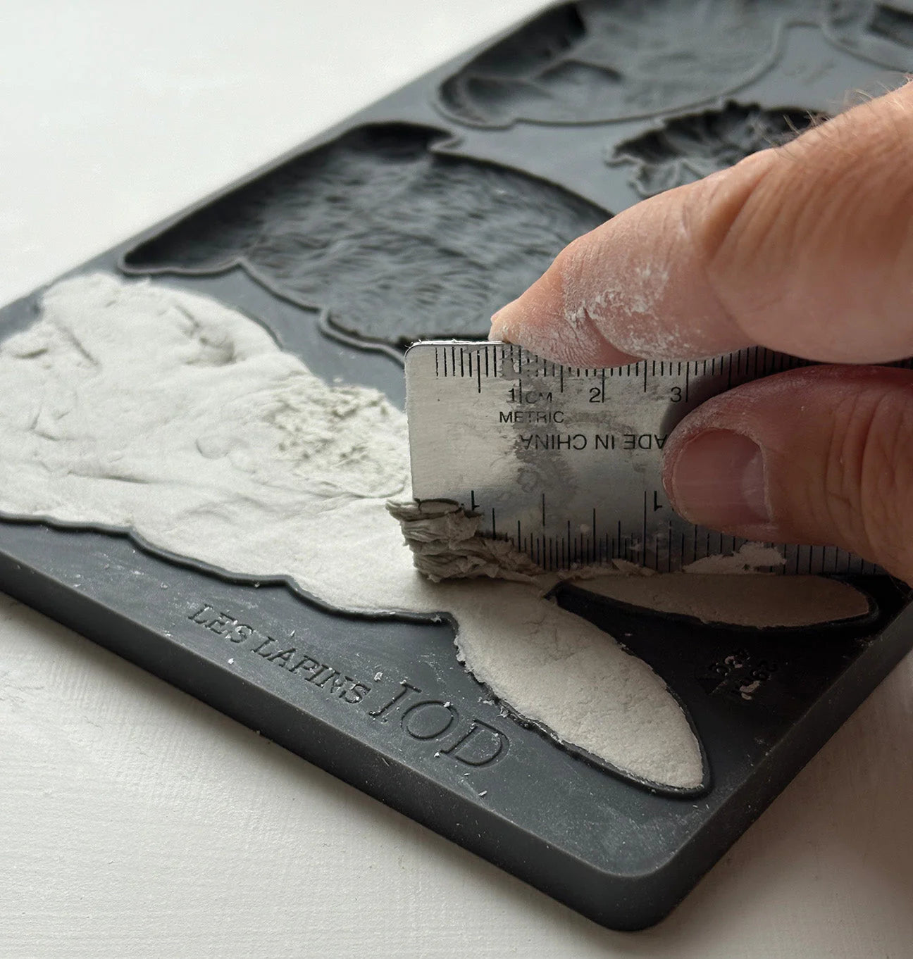 Les Lapins IOD mould 6x10
