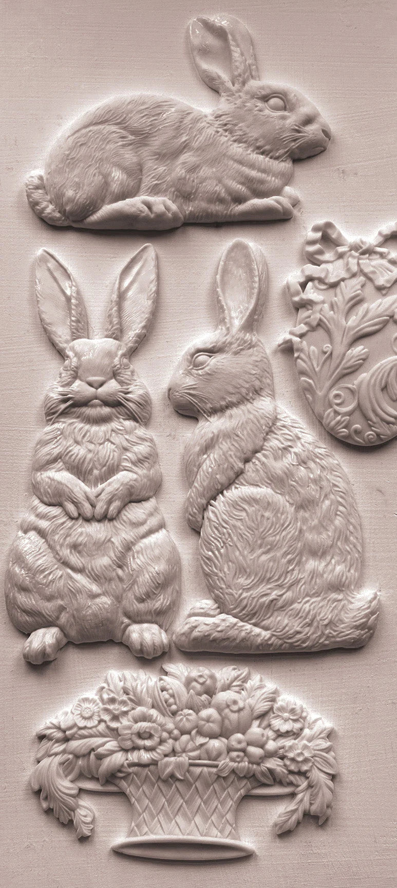 Les Lapins IOD mould 6x10