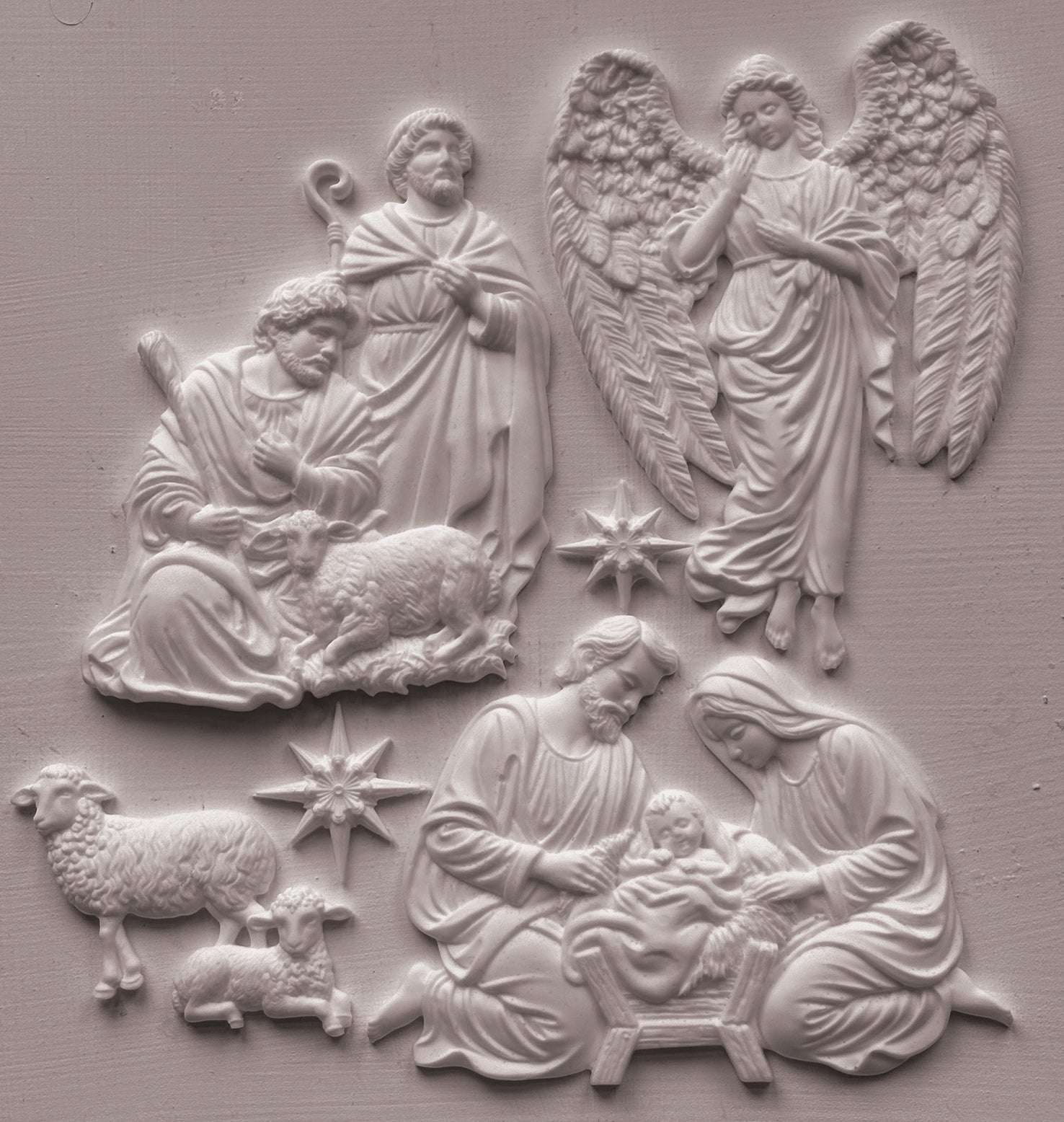 Silent Night IOD Mould 6x10