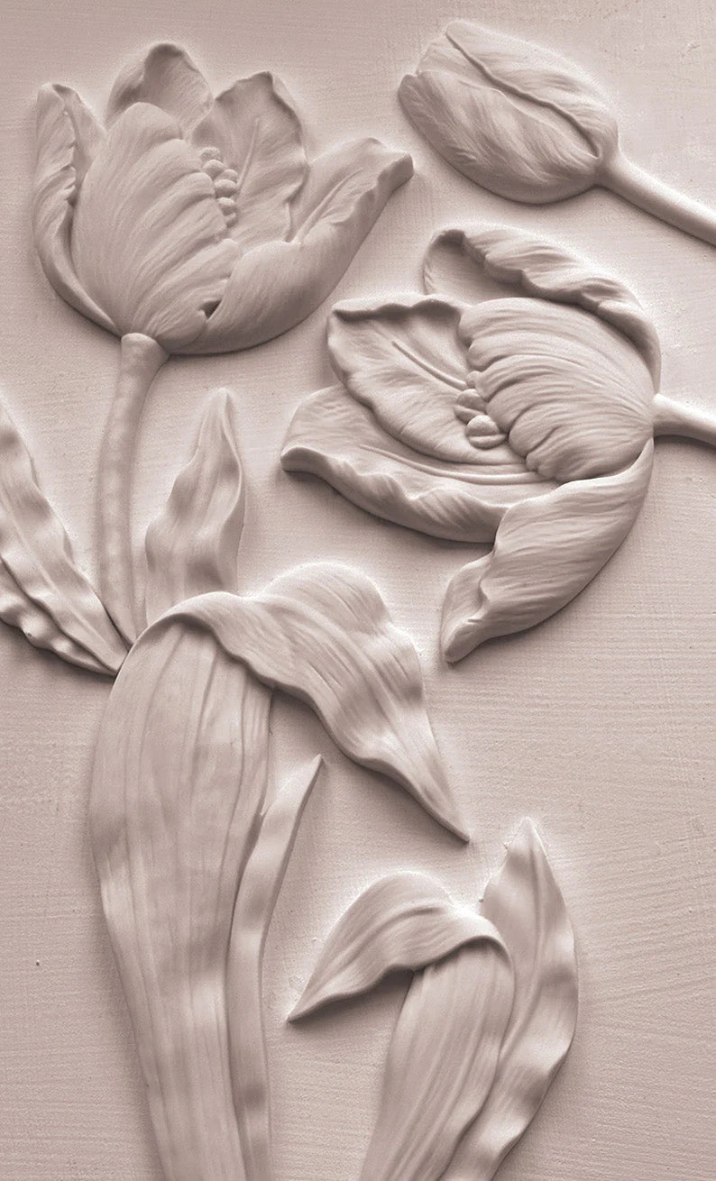 Tulips IOD mould 6x10