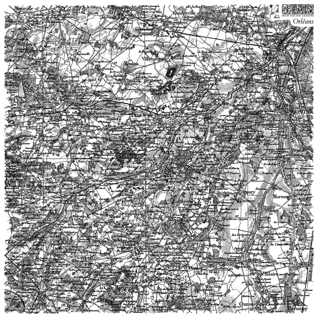 Orléans IOD Stamp 12x12