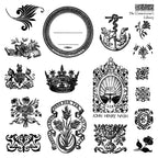 The Connoisseur's Library IOD Stamp 6x6 (4 sheets - boxed)