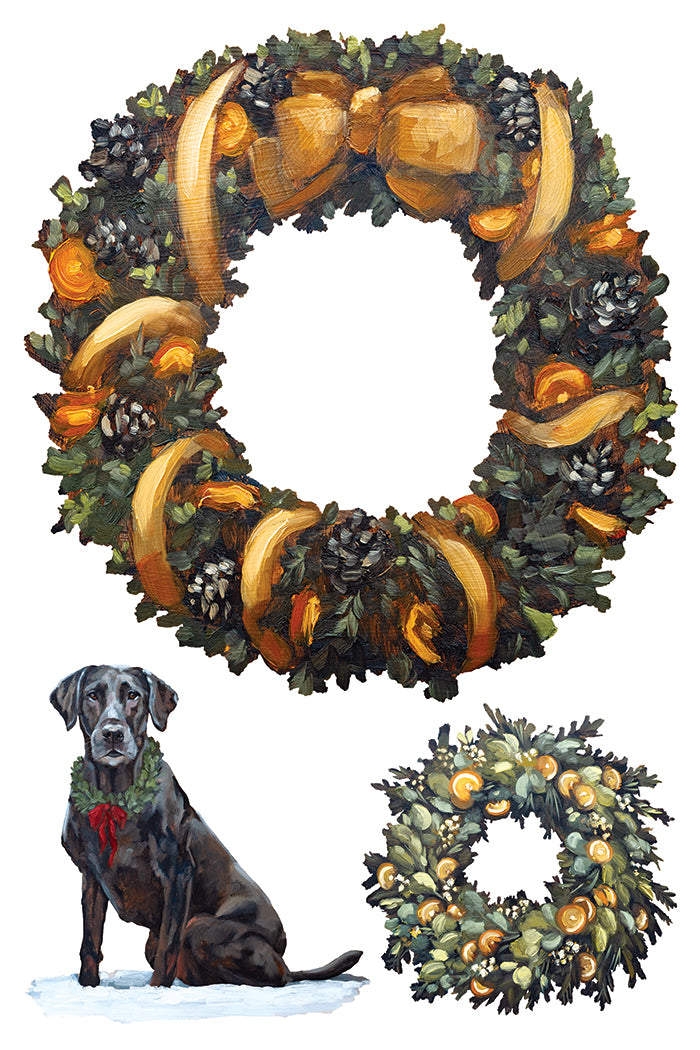 A Cotswold Christmas IOD Transfer Pad 8x12