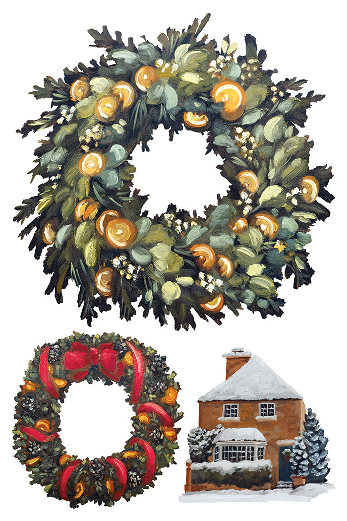 A Cotswold Christmas IOD Transfer Pad 8x12