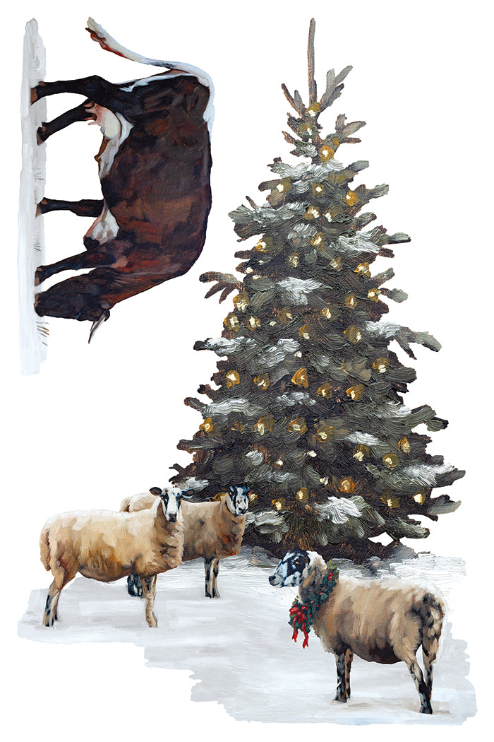 A Cotswold Christmas IOD Transfer Pad 8x12