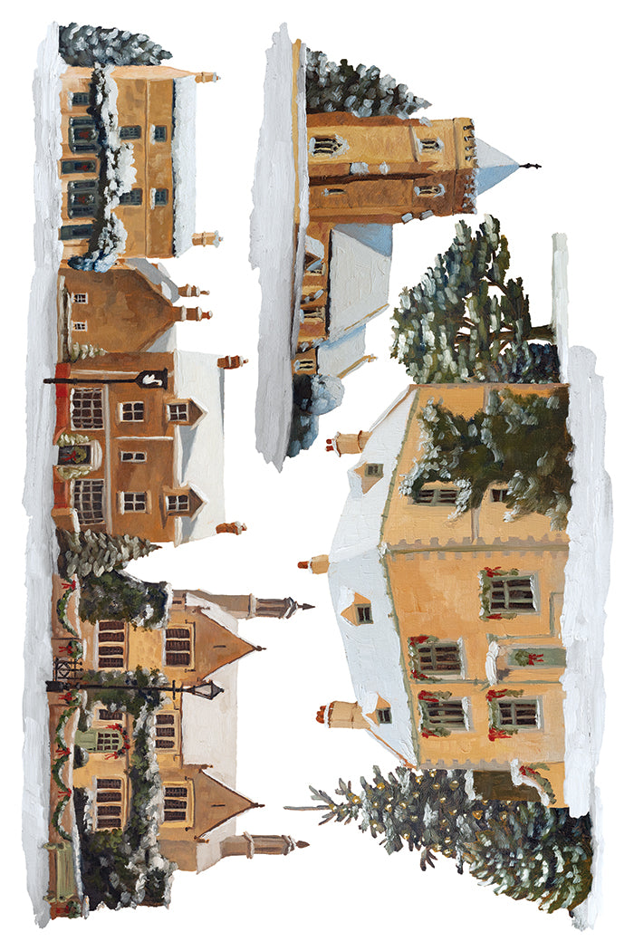 A Cotswold Christmas IOD Transfer Pad 8x12