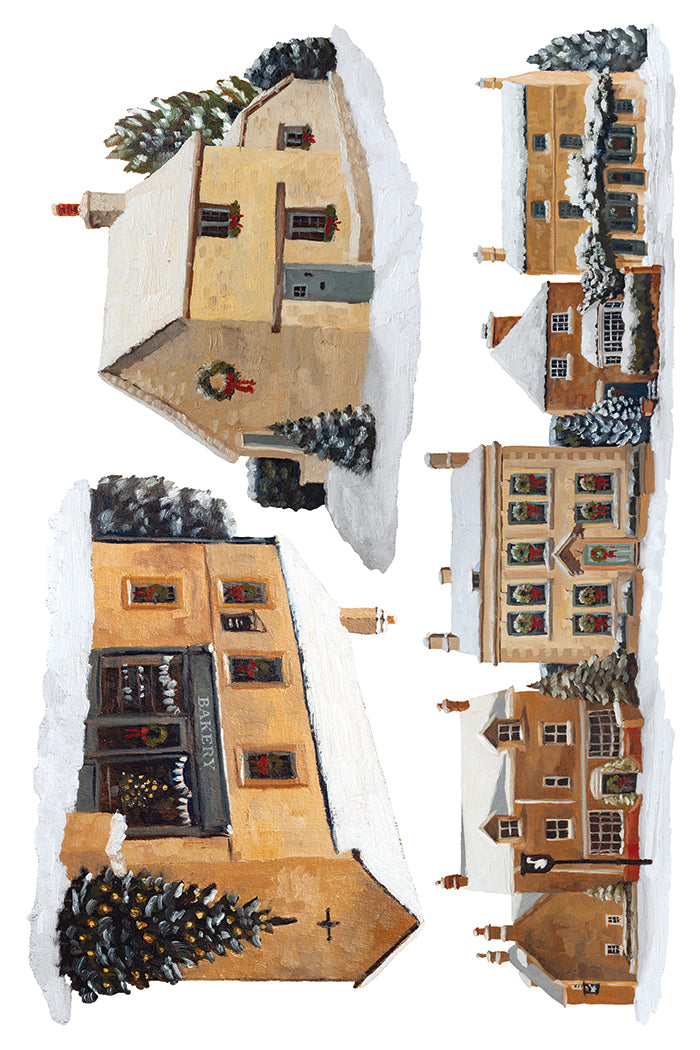 A Cotswold Christmas IOD Transfer Pad 8x12