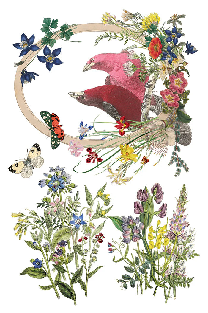 Flora Greca 8 x 12 IOD Transfer Pad