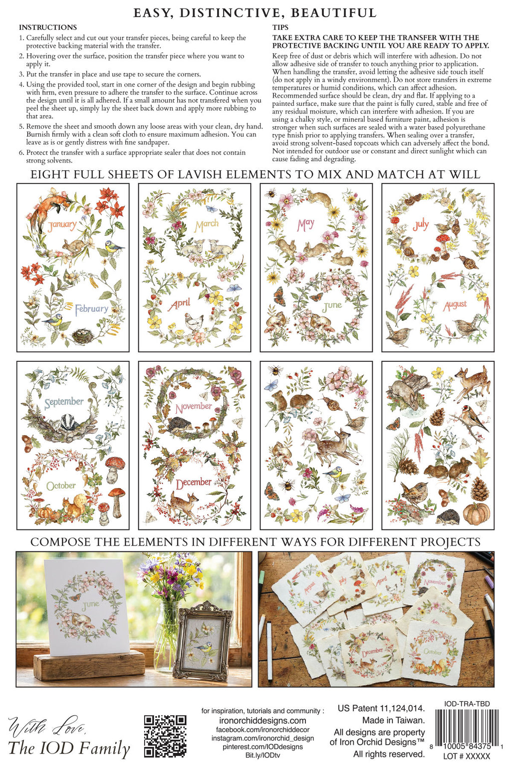 The Bramblewood Diaries IOD Transfer Pad 8x12