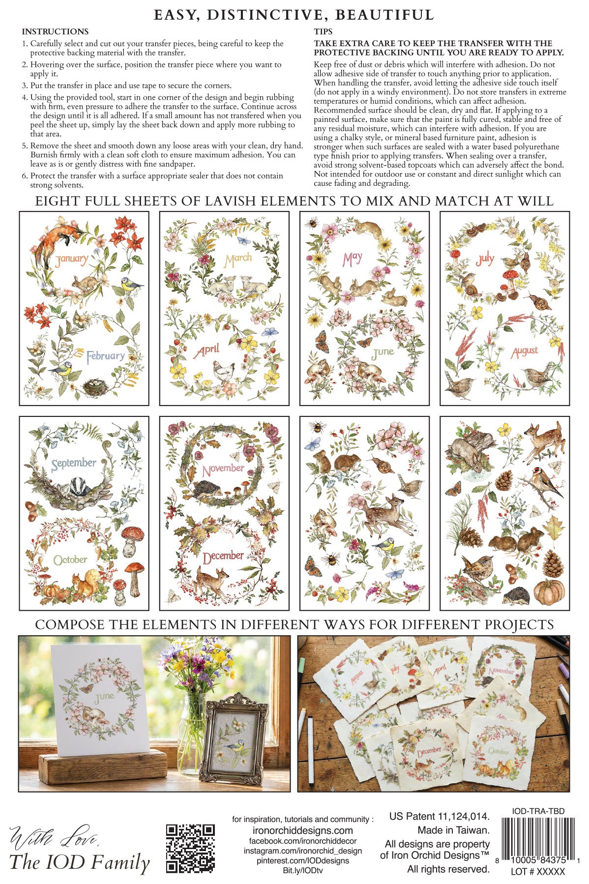The Bramblewood Diaries IOD Transfer Pad 8x12