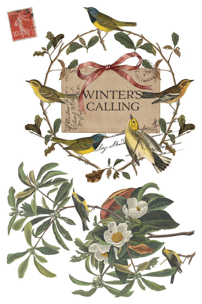 Winter's Calling IOD Transfer Pad 8x12