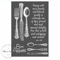Bon Appetit – 12 x 18 Amy Howard Home mesh stencil
