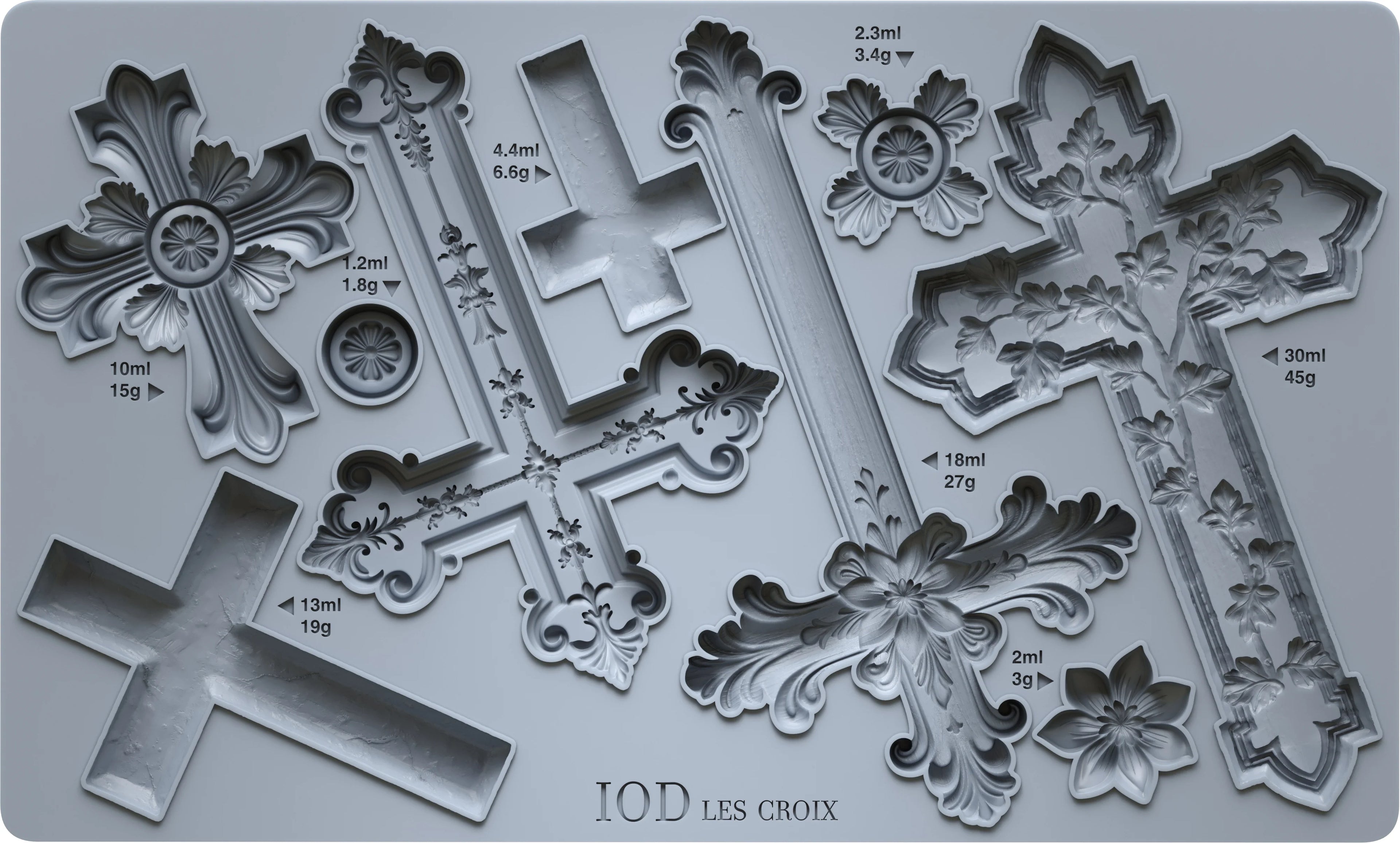 Iron Orchid Designs Les Croix mould
