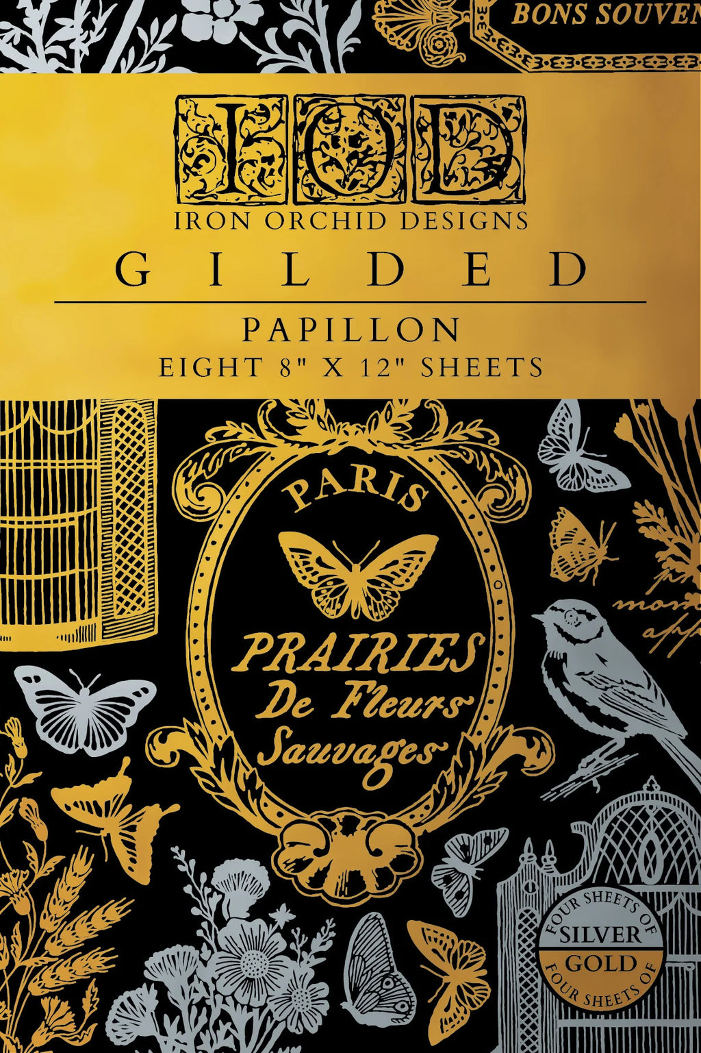IOD Gilded Transfer – Papillon