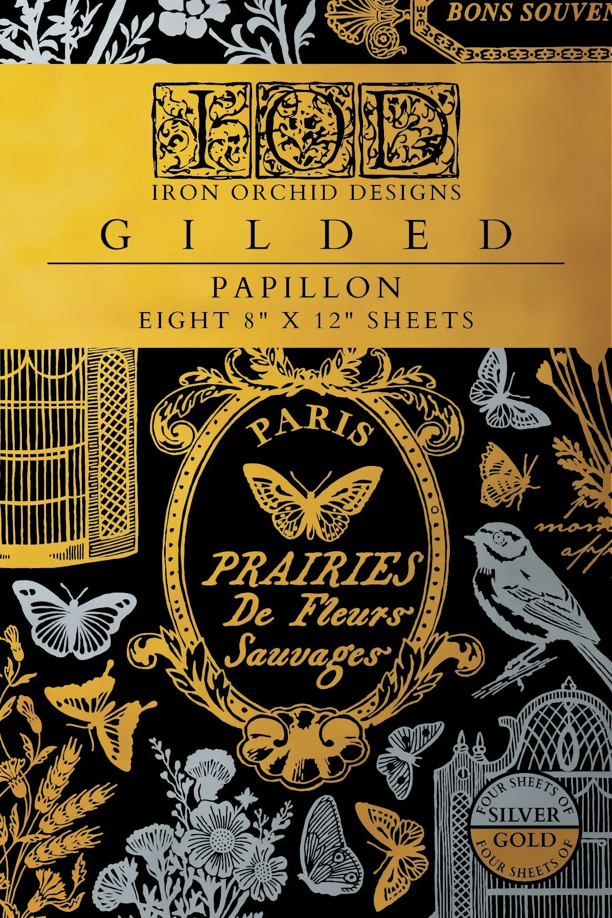 IOD Gilded Transfer – Papillon