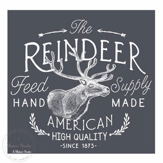 Reindeer Feed – 12 x 12 Amy Howard Home mesh stencil
