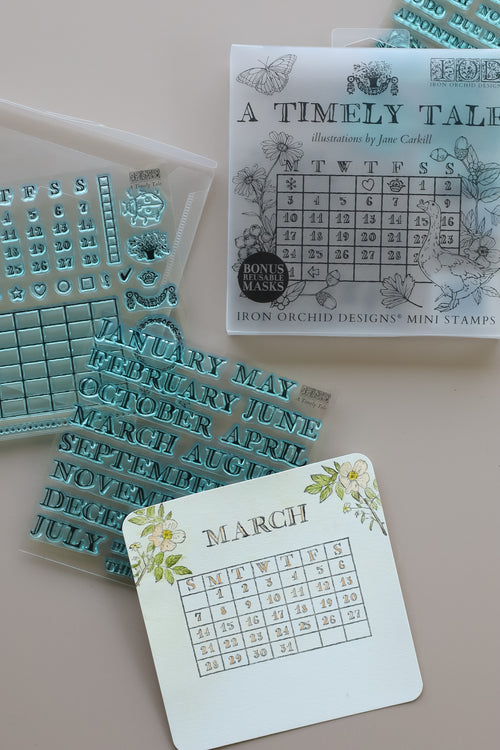 A Timely Tale IOD Boxed Stamp Set 6x6 - 4 sheets