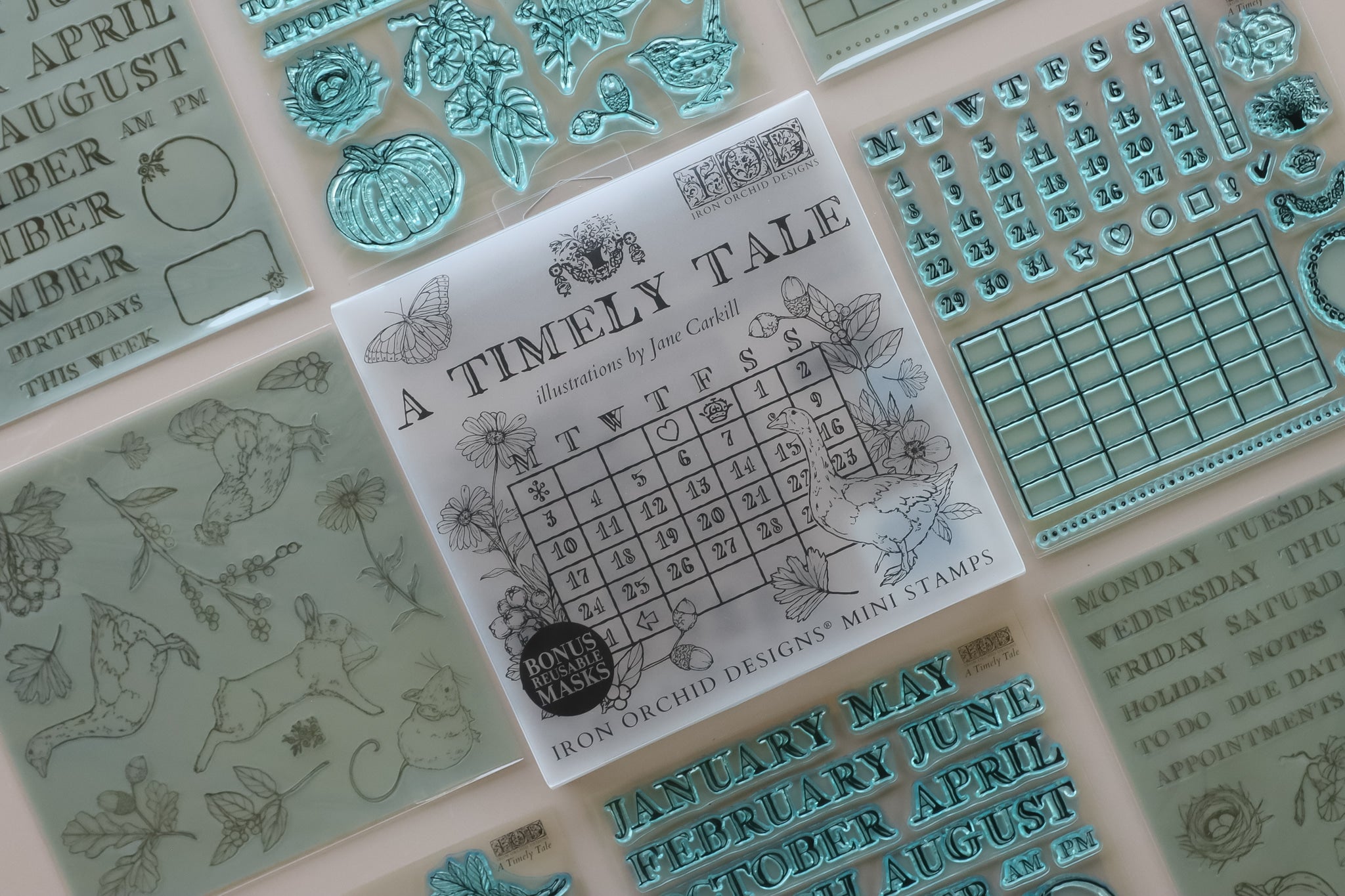 A Timely Tale IOD Boxed Stamp Set 6x6 - 4 sheets