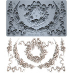 IOD Mould – Wreath and Swags mould