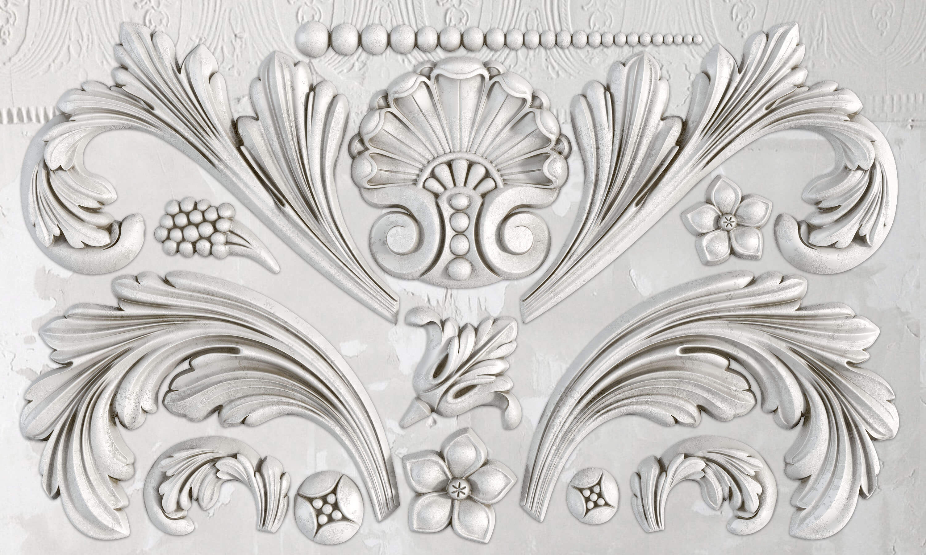 Acanthus IOD mould 6x10