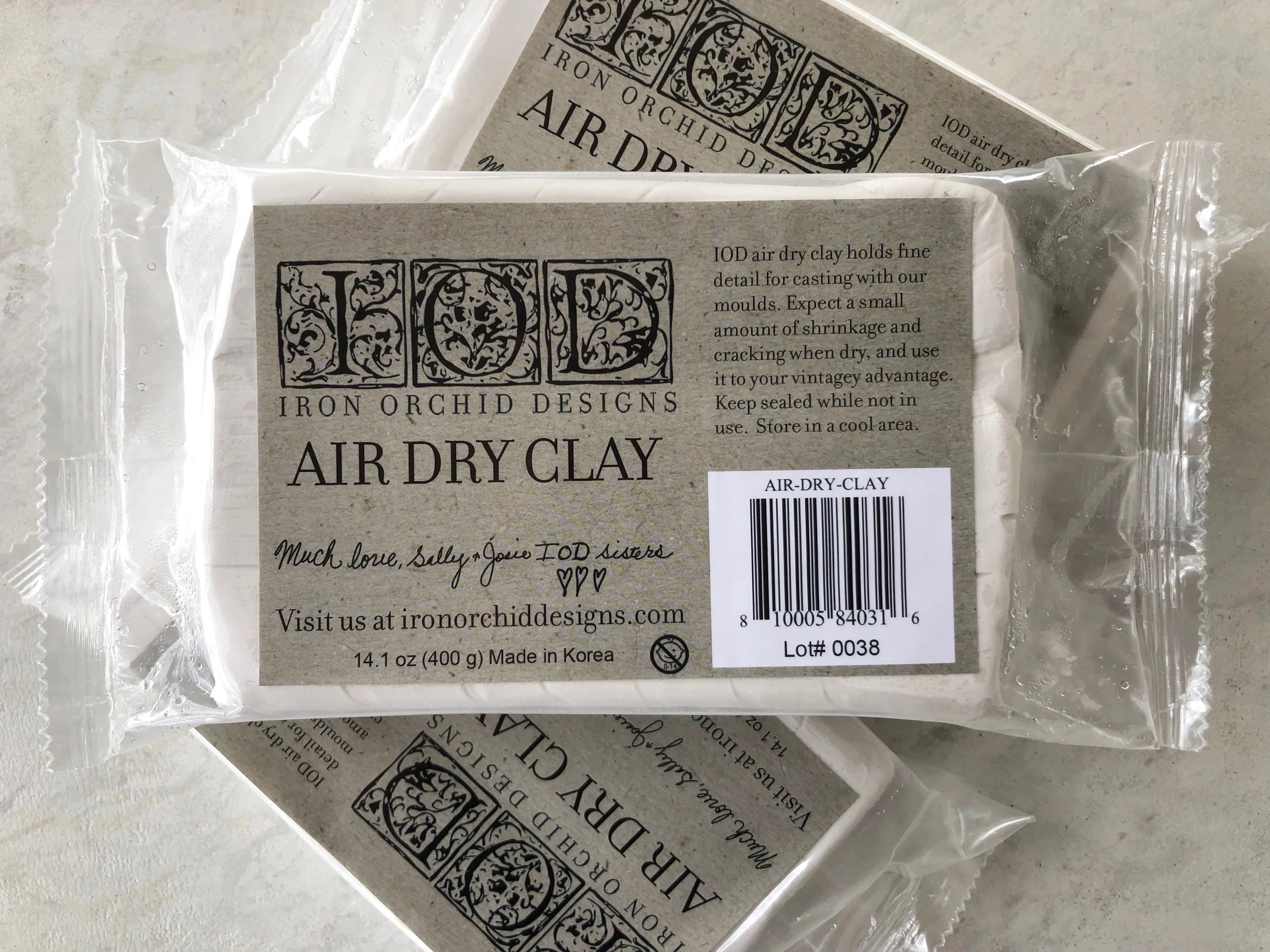 IOD Air Dry Clay - 14.1 oz. bar