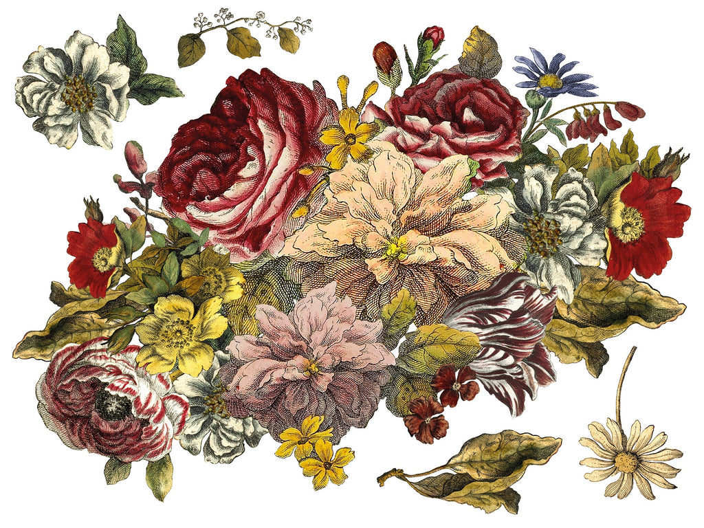 Floral Anthology IOD Transfer Pad 12x16