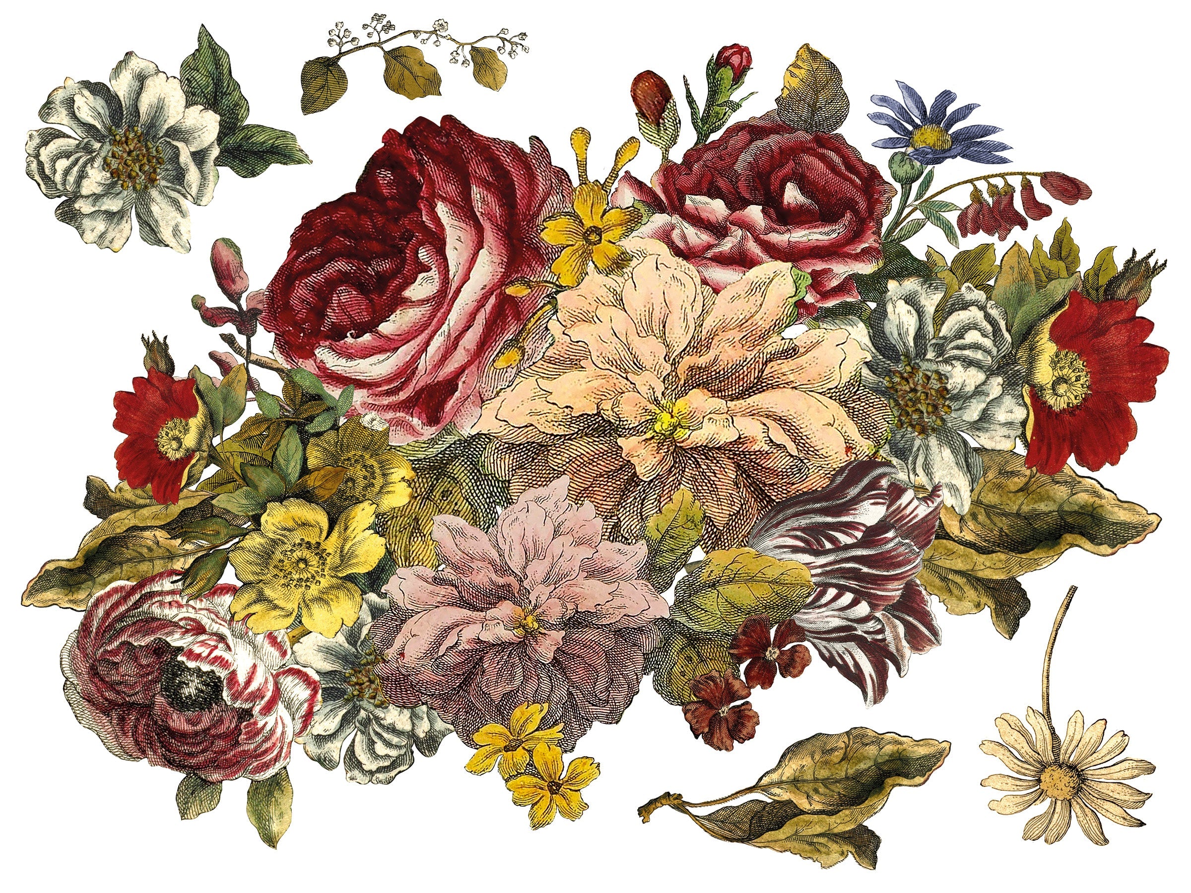 Floral Anthology IOD Transfer Pad 12x16