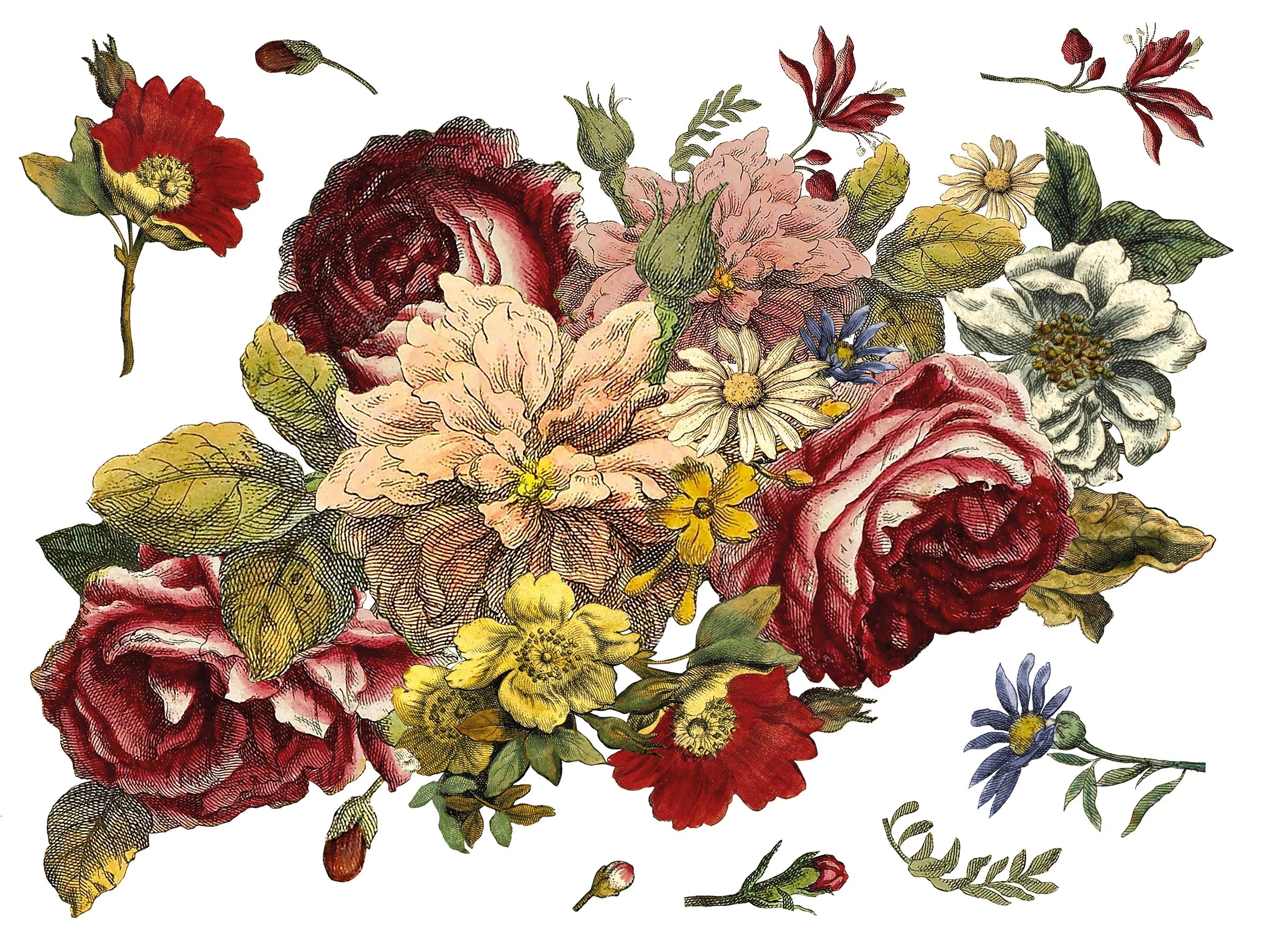 Floral Anthology IOD Transfer Pad 12x16