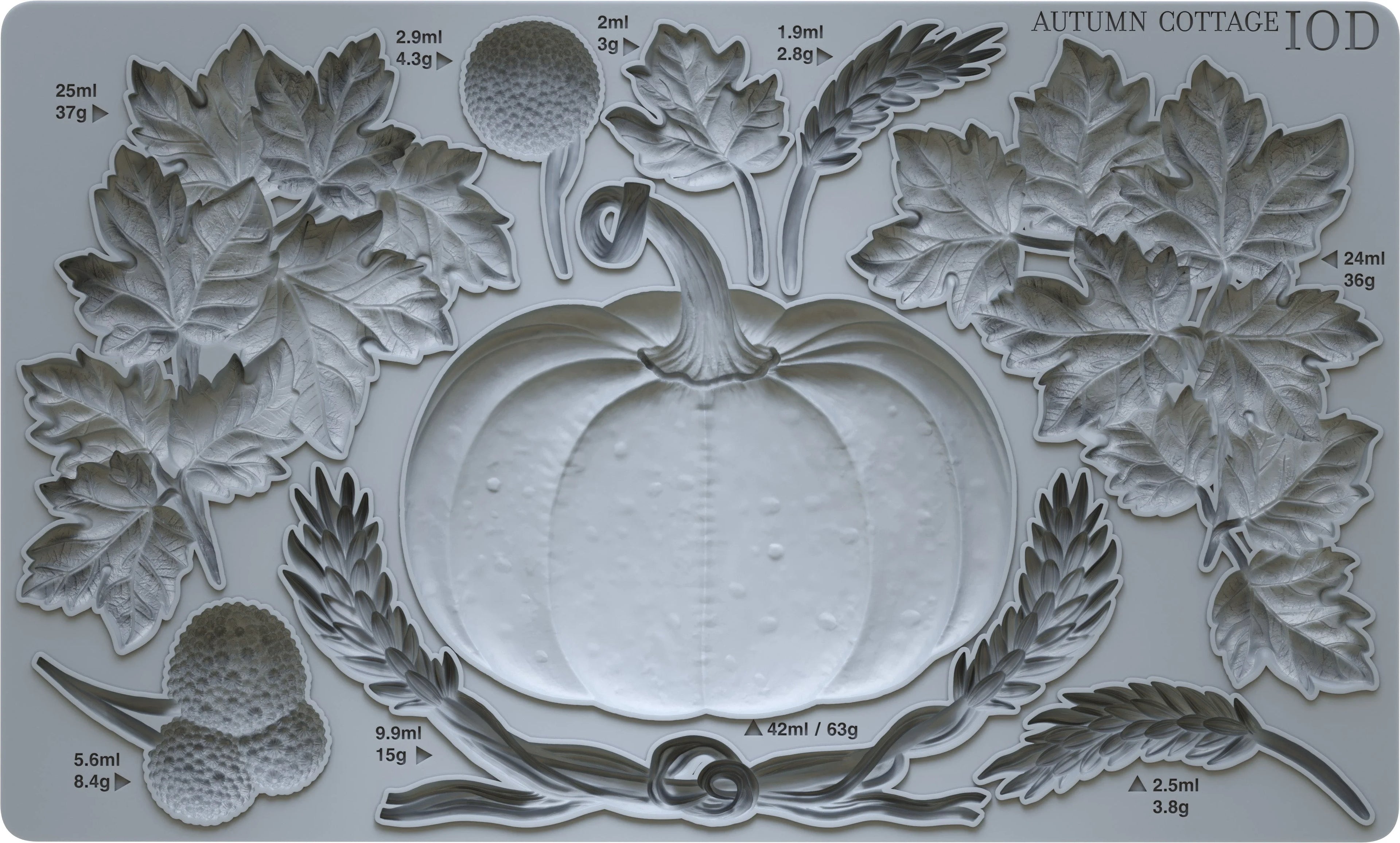 Autumn Cottage IOD mould 6x10