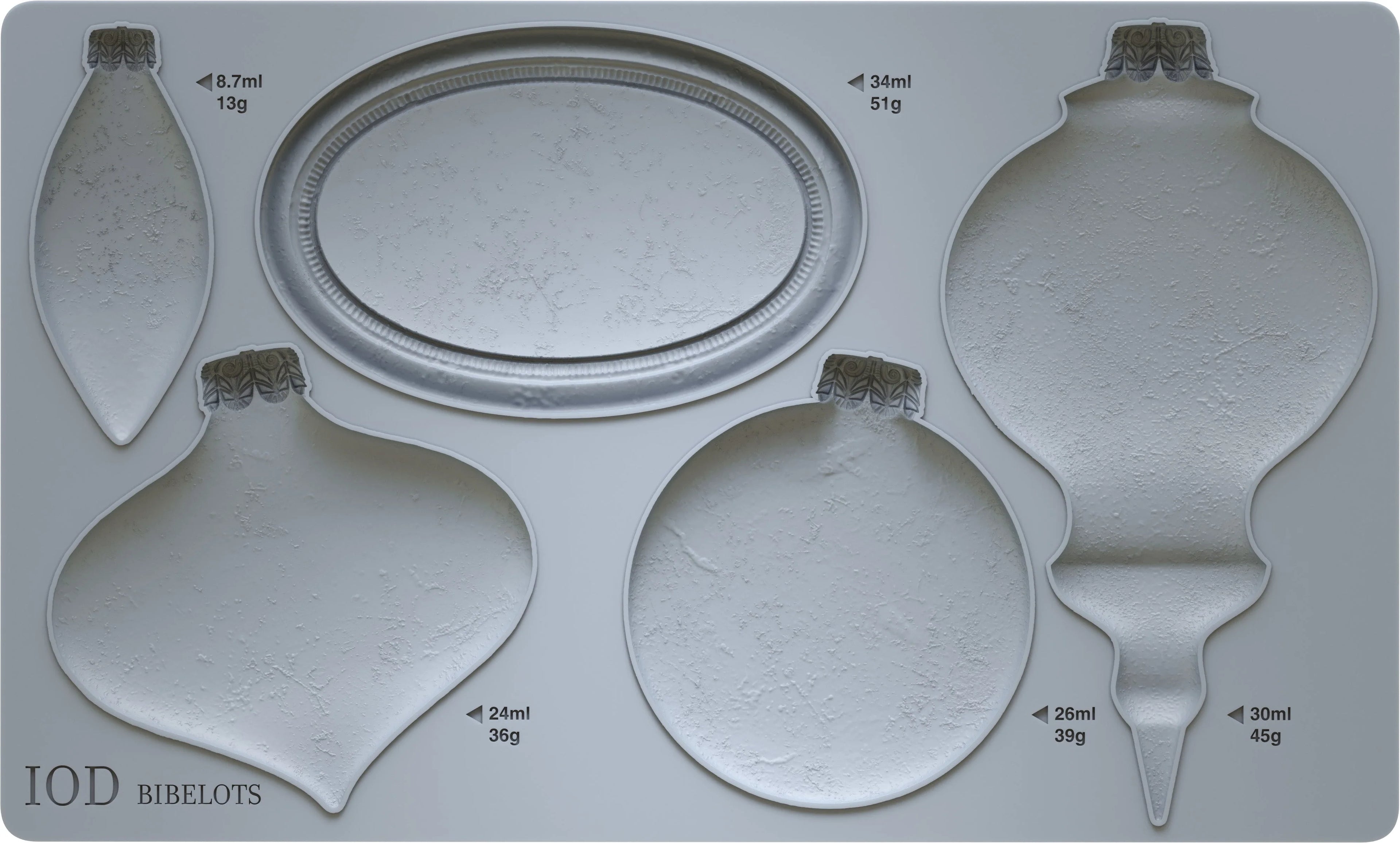 Bibelots IOD mould 6x10