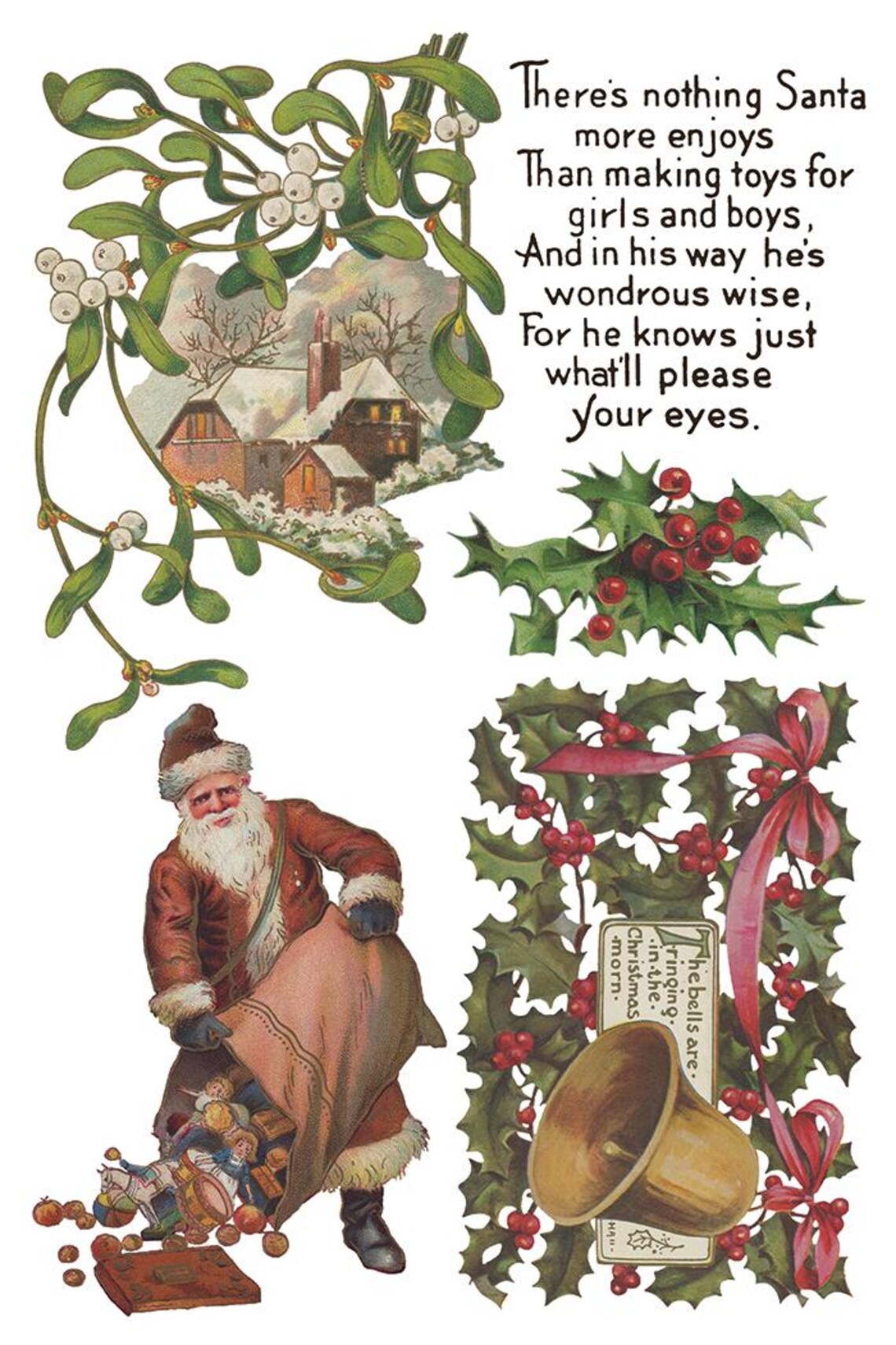 Christmas Joy IOD Transfer Pad 8x12