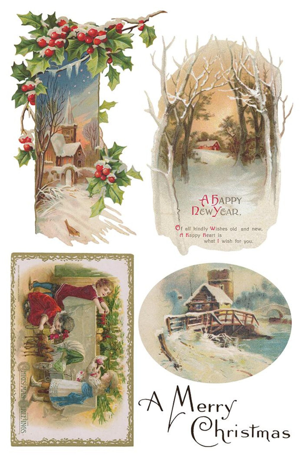 Christmas Joy IOD Transfer Pad 8x12